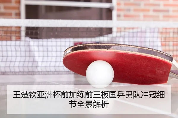 王楚钦亚洲杯前加练前三板国乒男队冲冠细节全景解析